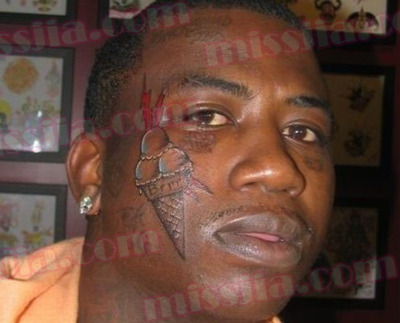 Gucci Mane Ice Cream Face Tattoo