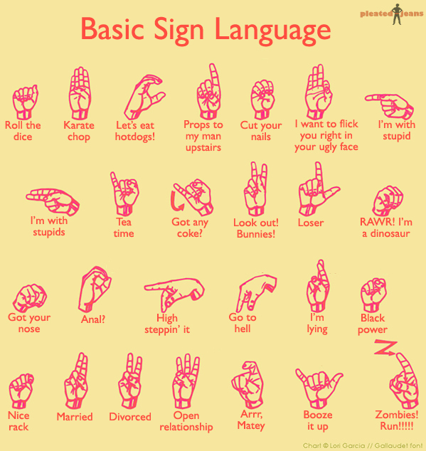 Sign language updated MoPo Geek